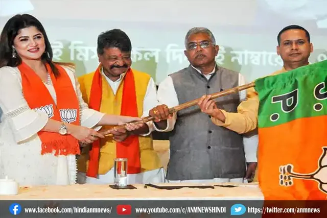 भाजपा को झटका: अभिनेत्री श्राबंती ने दिया इस्तीफा