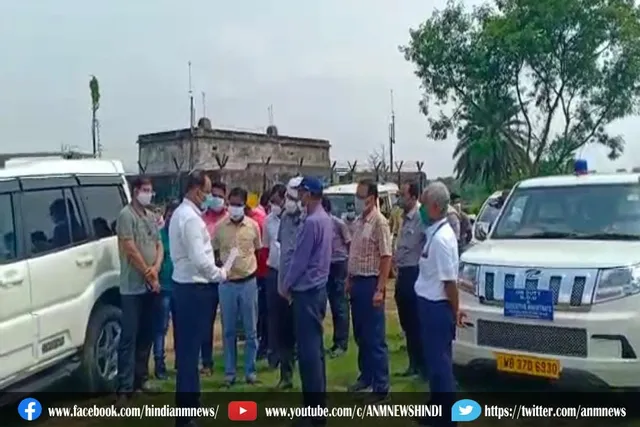पश्चिम बर्दवान के जिला शासक ने रानीगंज के भूस्खलन और गैस से प्रभावित क्षेत्र का दौरा किया