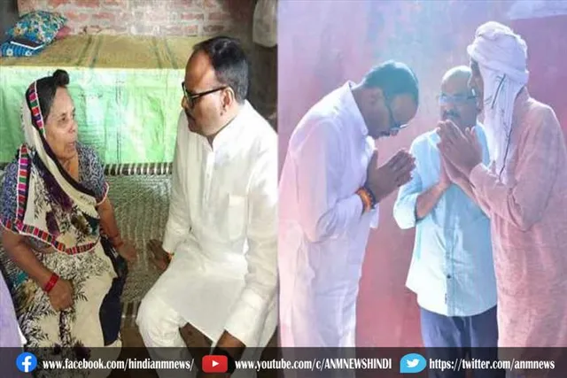 कानून मंत्री ब्रजेश पाठक पहुंचे लखीमपुर