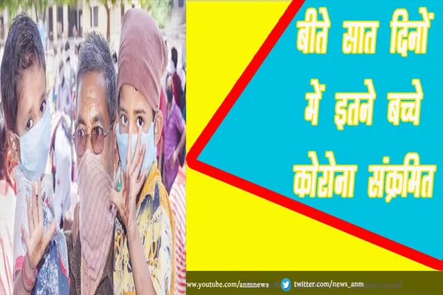 बीते सात दिनों में इतने बच्चे कोरोना संक्रमित