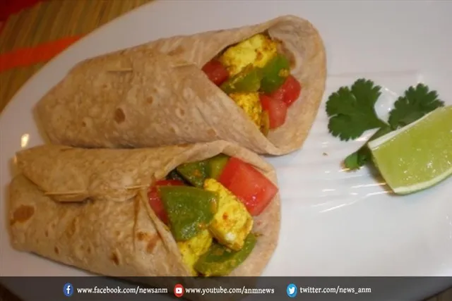 घर पर बनाएं पनीर काठी रोल