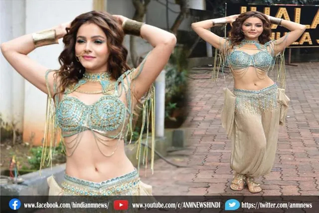 रुबीना दिलैक का खूबसूरत बेल्ली डांसर लुक