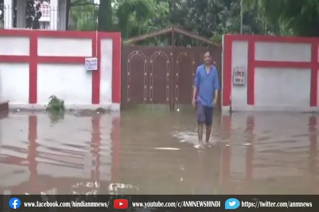 डिप्टी सीएम का सरकारी आवास पानी में डूबा
