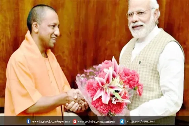 योगी और प्रधानमंत्री के बीच बैठक जारी