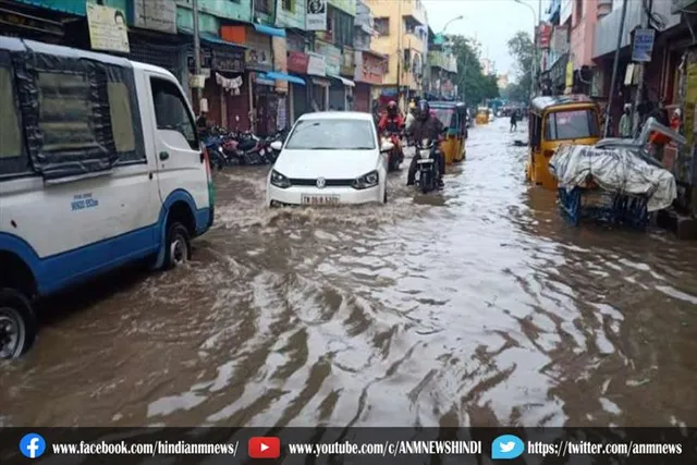 चेन्नई: कई इलाके में भारी जलजमाव की समस्या