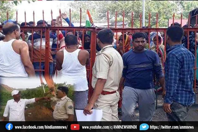 वर्चस्व स्तापित करने के लिए आउटसोर्सिंग कंपनी के भूमि पूजन के दौरान 20 से 25 राउंड फायरिंग (वीडियो)