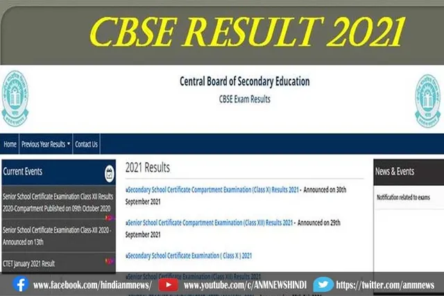 सीबीएसई ने 2021 कक्षा 10 का परिणाम किया घोषित