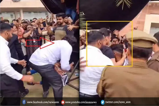 दीवानगी देख एक्टर ने लगाया गले, देखें वीडियो