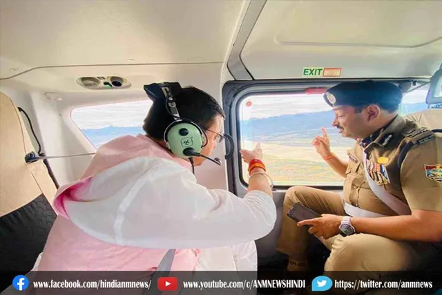उत्तराखंड के मुख्यमंत्री बाढ़ प्रभावित क्षेत्रों का किया हवाई सर्वेक्षण