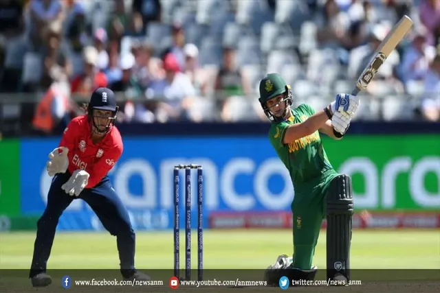 दक्षिण अफ्रीका ने 165 रन का लक्ष्य दिया