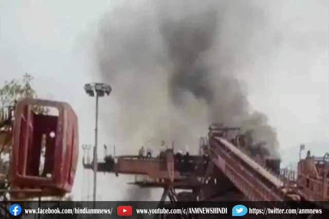 प्लांट में आग लगने से करोड़ों का नुकसान