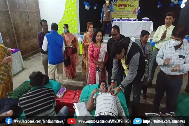 एजसीएल पूर्णवशन समिति-उज्जीवन सेल्फलेस सोसाइटी द्वारा स्वैच्छिक रक्तदान शिविर