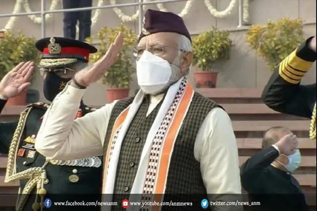 73वें गणतंत्र दिवस पर पीएम मोदी का खास अंदाज