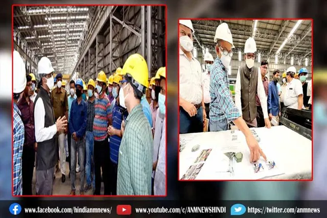 चिरेका महाप्रबंधक ने किया डानकुनी इकाई का निरीक्षण