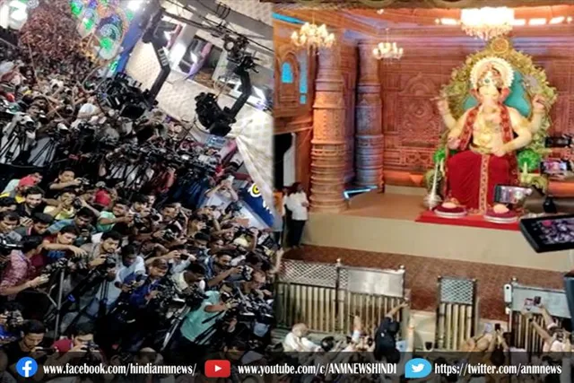 लालबाग का राजा दर्शन, बड़े पैमाने पे भक्तो की भीड़