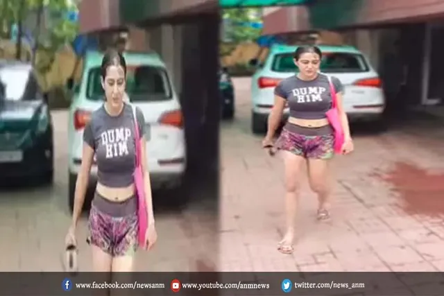 Video : फिटनेस सेंटर के बाहर दिखी सारा अली खान