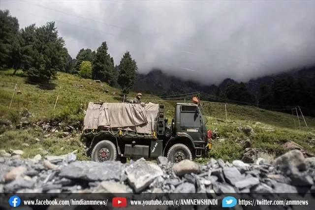 डेमचोक में भारतीय सीमा पर चीनी टेंट