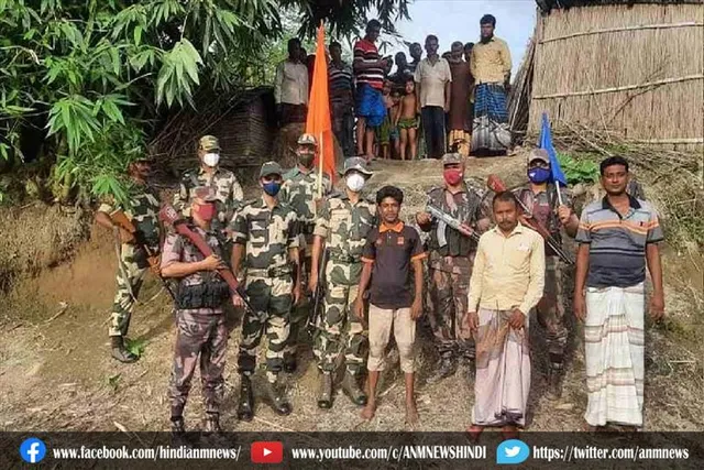 बंगाल: बांग्लादेशी युवक ने लांघी सीमा, BSF ने पकड़ा