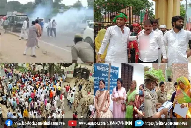 भाजपा और सपा कार्यकर्ताओं के बीच संग्राम