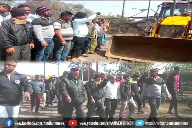 पूर्व विधायक उज्जल चटर्जी ने किया रास्ते का निरीक्षण