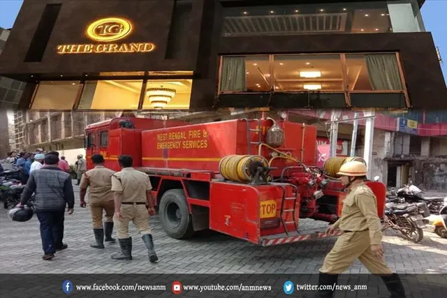 आसनसोल द ग्रैंड होटल में आग