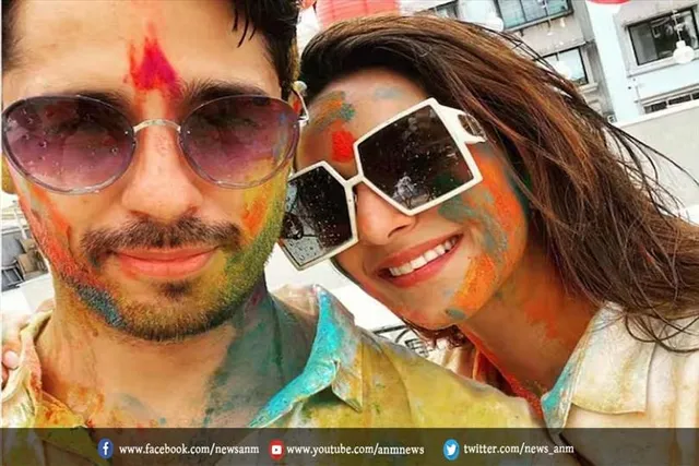 सिद्धार्थ और कियारा की होली