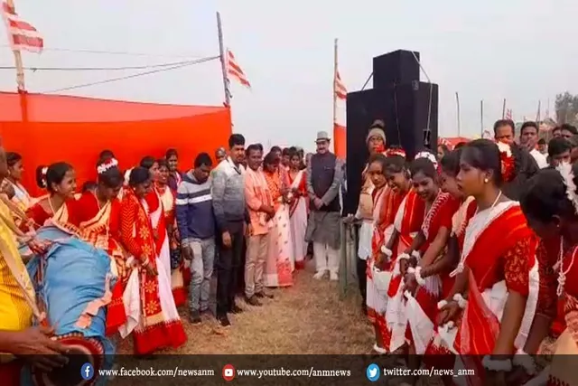 आदिवासी समाज के द्वारा मिलन समारोह का आयोजन