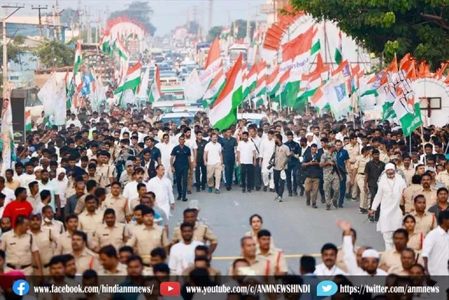 कांग्रेस की भारत जोड़ो यात्रा का आज 51वां दिन
