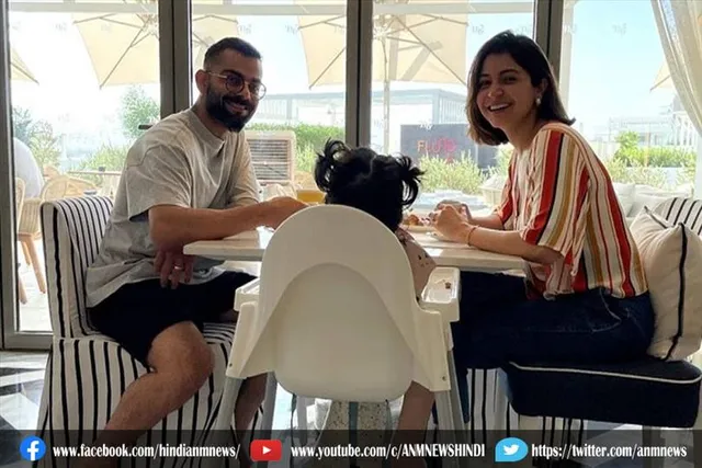 विराट कोहली की बेटी ने पहली बार कहा मम्मा