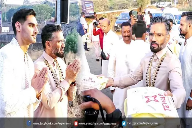 शादी के बाद पिता सुनील शेट्टी ने मीडिया से की खास बातचीत