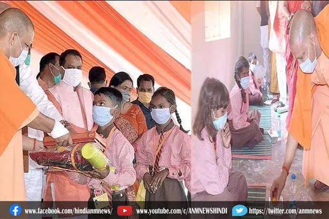 योगी ने वनटांगिया गांव में मनाई दिवाली