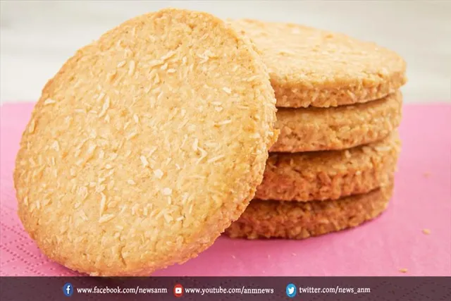 आसानी से बनाये घर में नारियल बिस्कुट