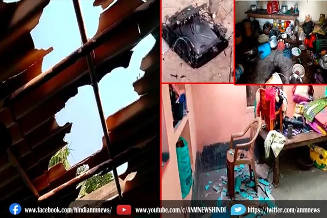 ताश खेलते समय युवक हत्या, आरोपी के घर में तोड़फोड़