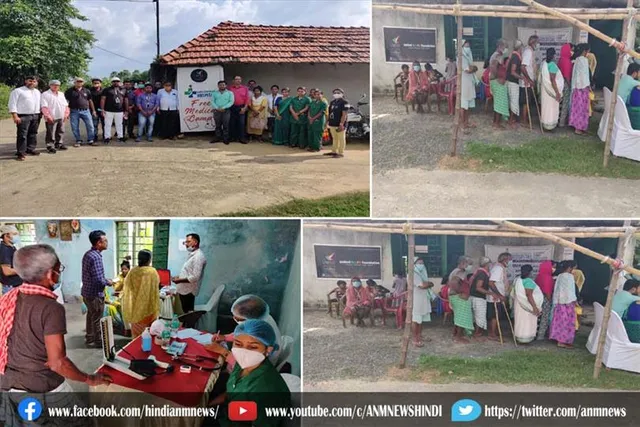 आदिवासी गाँव में फ्री मेडिकल कैंप का आयोजन