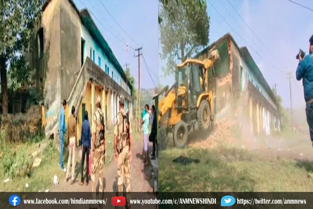16 घरों को किया गया क्षतिग्रस्त