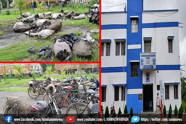 चौरंगी पुलिस ने अवैध कोयला के साथ साइकिल-बाइक किया जब्त