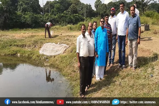 बनजेमाहारी छठ घाट का कायाकल्प, साफ सफाई प्रारंभ