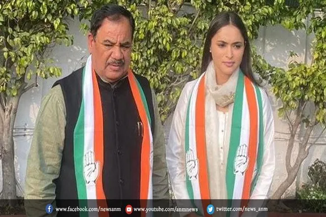 हरक सिंह रावत अपनी बहू अनुकृति के साथ कांग्रेस में शामिल