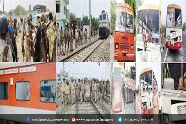 अग्निपथ योजना के विरोध में गाजीपुर में बवाल