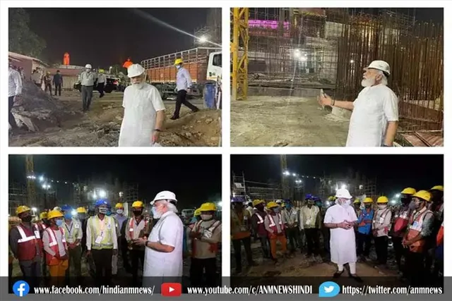 पीएम मोदी ने नए संसद भवन के निर्माण स्थल का किया दौरा