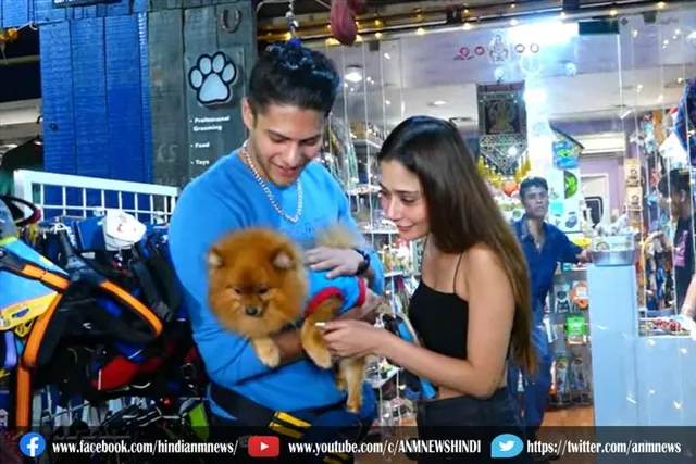 डॉग के लिए शॉपिंग करने बॉयफ्रेंड संग निकली सारा खान
