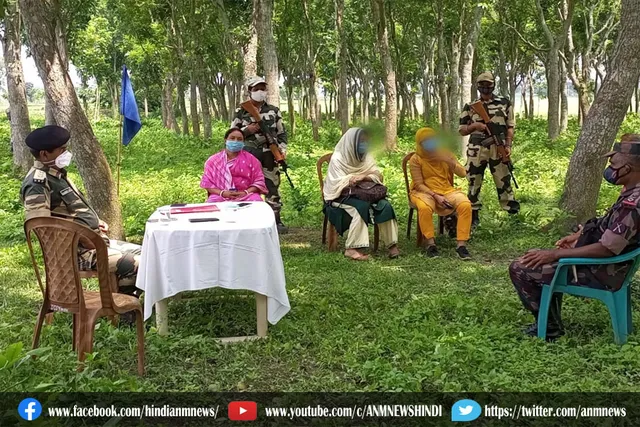 अवैध रूप से सीमा पार करने का प्रयास में गिरफ्तार मां-बेटी