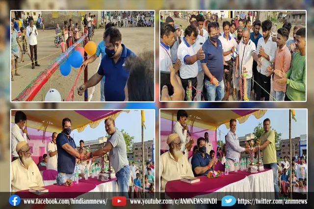 कुल्टी में ईदगाह स्पोर्टिंग क्लब के द्वारा फुटबॉल टूर्नामेंट का उद्घाटन