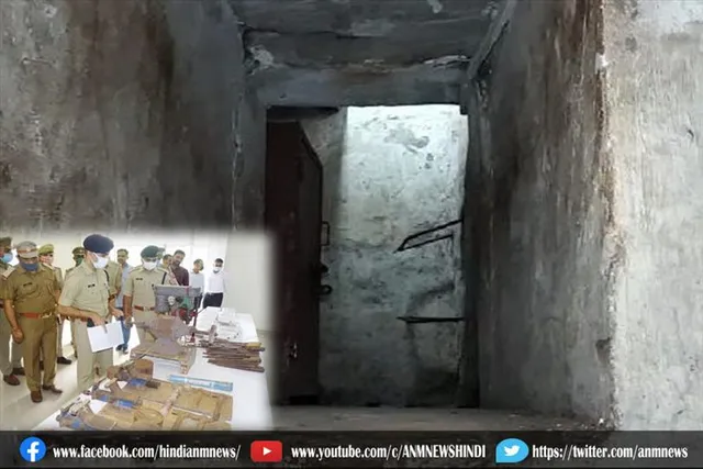 घर के नीचे बंकर में अवैध हथियार फैक्ट्री का पुलिस ने किया भंडाफोड़