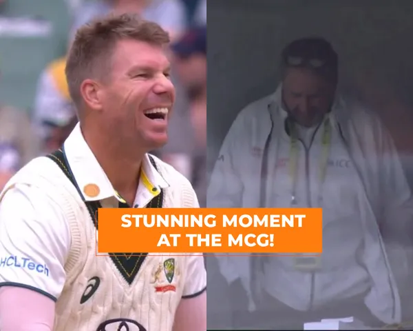 It was a hilarious momnet for everyone- players and spectators alike.