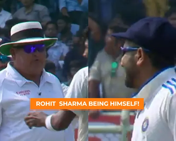 Rohit Sharma and Marais Erasmus (File Photo: X) 