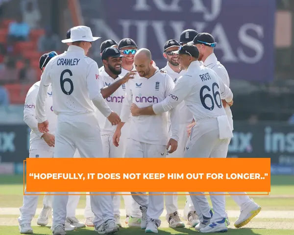 Jack Leach with teammates