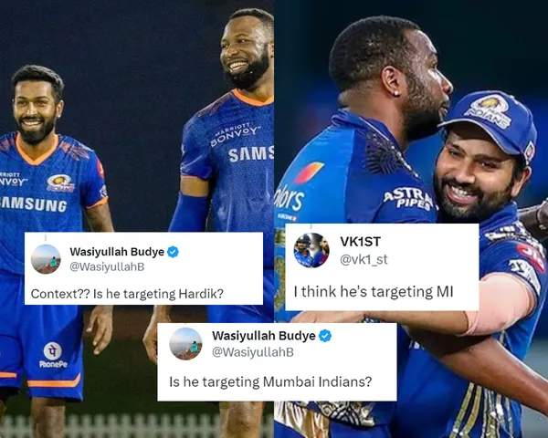 Kieron Pollard with Rohit Sharma and Hardik Pandya (File Photo: X) 