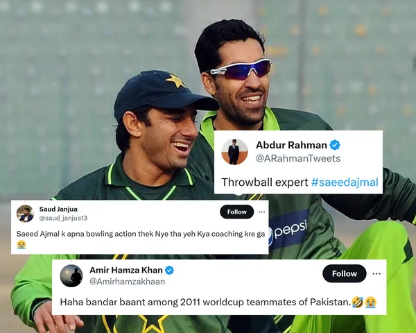 Umar Gul and Saeed Ajmal (File Photo: Twitter) 