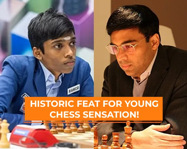 R Praggnanandhaa and Viswanathan Anand (File Photo: X)